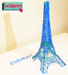 Leo-Evo-3D-Pen-eiffel-tower-model-io3dprint
