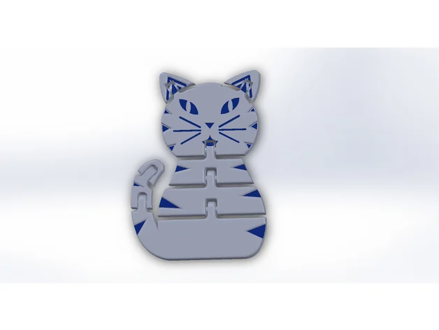 3d printed flexi cat