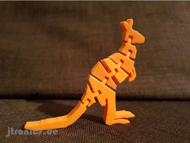 3d printed flexi kangaroo