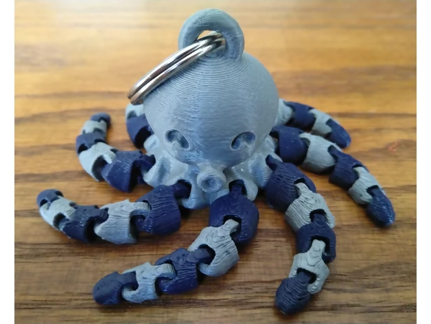 3d printed flexi octopus